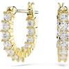 SWAROVSKI ORECCHINI CERCHIO MATRIX VITTORE PLACCATO ORO GIALLO