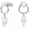 SWAROVSKI ORECCHINI MESMERA BIANCO, PLACCATURA RODIO 5723177