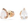 SWAROVSKI ORECCHINI A LOBO STILLA, BIANCO E ROSA 5734248