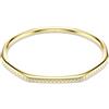 SWAROVSKI BRACCIALE RIGIDO DEXTERA PLACCATO COLOR ORO, S - l 16.1 x d 5.5 cm