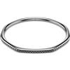 SWAROVSKI BRACCIALE RIGIDO DEXTERA PLACCATO RUTENIO, S - l 16.1 x d 5.5 cm