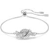 SWAROVSKI BRACCIALE MIS. M MATRIX BIANCO, PLACCATURA RODIO 5731101