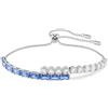 SWAROVSKI BRACCIALE MIS.M MATRIX BLU, PLACCATURA RODIO 5732266