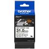 Brother HSe-261E Nastro Termoretraibile 3,1cm Nero su Bianco