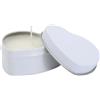 Candela a forma di cuore all'aroma di vaniglia Blissful personalizzate o neutre
