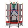 DecHome Tappeto Elastico per Bambini Rete di Sicurezza 3-10 Anni Rosso RDJ72N DecHome