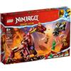 LEGO 71793-LEGO NINJAGO - Dragone di lava Transformer Heatwave - FUORI CATALOGO