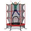 DecHome Tappeto Elastico per Bambini Rete di Sicurezza 3-10 Anni Rosso RDJ72N