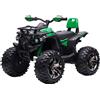 DecHome Macchina Elettrica Bambini 12V Quad Fari e Pedale 3+ Verde 170V90GN DecHome