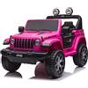 Jeep Wrangler Auto elettrica bambine 2 posti 12V telecomando Fuoristrada Jeep Wrangler bambina