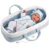 Llorens Reborn Bambola Mimo Corpo Morbido 42 Cm Con Culla 17411