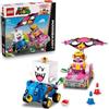 LEGO SUPER MARIO KART WARIO E RE BOO GIOCATTOLO INTERATTIVO CON 2 MACCHINE E 2 F