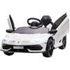 DecHome Macchina Elettrica Bambini 12V Lamborghini Aventador 3+ Bianco DH37066 DecHome