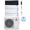 Mitsubishi Climatizzatore Condizionatore Mitsubishi Kirigamine Style Wifi R32 Bianco e Nero Trial Split Inverter 9000 + 9000 + 18000 BTU con U.E. MXZ-3F54VF NOVITÁ Classe A+++/A++