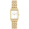 Breil, Collezione Carré, Orologio Donna Solo Tempo con Bracciale in Acciaio Lucido a 5 Maglie e Cassa Rettangolare, Resistente all'Acqua, Cassa 20 x 40 mm, Chiusura con Pulsanti