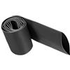 Unifizz Guaina termorestringente Unifizz, 1 m di lunghezza, diametro 40 mm, larghezza piatta 66 mm, rapporto 2:1, colore nero