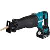 Makita SEGA recipro a batteria 18 V/50 AH/con 1 batteria e caricatore in valigetta, djr187rt, blu, DJR187RT 0 wattsW, 18 voltsV