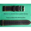 Morellato 22 MM Solido Braccialetto Gomma Silicone Nautic Rally Nero Moda E Lati Giallo