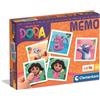 Clementoni Memo Pocket Dora the Explorer 2025 - Gioco di memoria con 48 tessere colorate per bambini