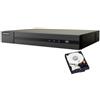 HIKVISION NVR HIKVISION 8 CANALI 8 PORTE POE 8 MPX 4K ONVIF H 265 HD 1 TB HWN-4208MH-8P