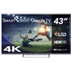 Smart Tech $43 4K QLED GOOGLE TV TVSAT