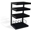 NORSTONE ESSE HIFI VINYL MOBILE HIFI BLACK NUOVO mobile 4 ripiani