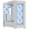 Corsair 5000X RGB QL Edition Midi Tower Bianco CC-9011233-WW