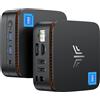 NiPoGi E1 Mini PC Twin Lake N150 (Meglio di N100,3,6 GHz) W-11 Pro 16 GB RAM/256