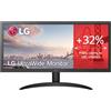 LG Monitor LG 26WQ500-B 26" 25,7" 4K Ultra HD 144 Hz 75 Hz