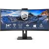 PHILIPS MONITOR CURVO 34 LED VA 21:9 3440X1440 500 CD/M, DP/HDMI, USB-C, WEBCAM,