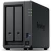 SYNOLOGY NAS TOWER 2X SATA, 2X NVME, MAX 40 CAM, RYZEN R1600, 4GB ECC, 2.5GBE, U