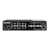 QNap QSW-M3216R-8S8T Switch Gestito 8 x 100-1000-2.5G-5G-10GBase-T 8 x 10Gb Ethe