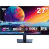 KTC Monitor 27 Pollici, QHD 100Hz (120Hz OC) Schermo PC - Pannello IPS, Schermo