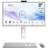 MSI MICROSTAR AIO 27 ULTRA 7 32G 1TB 2K W11P WH I7-155U IPS MODERN WHITE WQHD 2Y