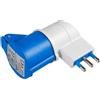 Ecova 20552 adattatore industriale con spina italiana 16a presa cee 2p+t