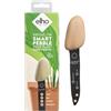 Elho Smart Pebble - Contatore Intelligente per Piante - Sensore di umidità, Luce e Fertilizzante per Interni - Cura delle Piante con App - L 4,0 x P 5,0 x A 17,3 cm - Marrone/Marrone Terroso