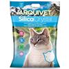 ARQUIVET Silica Crystal - Capacità 15 L - Lettiera igienica per gatti, felini - Capacità assorbente - Aiuta ad eliminare odori e batteri