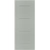 Leroy Merlin Pannello per porta d'ingresso P127 rivestimento con pellicola di finitura pvc grigio L 92 x H 210.5 cm, Sp 6 mm apertura reversibile