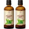 AROMATIKA trust the power of nature Olio Essenziale di Menta Giapponese 100 ml - Mentha Arvensis - Naturale e Puro - Olio essenziali per Diffusori - Profumi per la Casa - Saponi e Candele - Sauna - Aroma Fresco - Aromaterapia