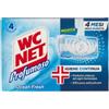 WC NET Tavoletta Profumoso Ocean Fresh - WC Net - 4 gabbiette da 34 gr (unità vendita 1 pz.)