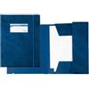 SEI ROTA Cartella 3 lembi con elastico F - 25 x 35 cm - dorso 3 cm - Colpan - blu - Sei Rota (unità vendita 1 pz.)