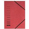 PAGNA Cartella con elastico angolare - A4 - dorso variabile - cartoncino - rosso - Pagna (unità vendita 1 pz.)