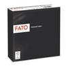FATO Tovagliolo - carta - 33 x 33 cm - 2 veli - nero - Fato - conf. 50 pezzi (unità vendita 1 pz.)