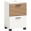 Schildmeyer Katta 158579 - Mobile sottolavabo, effetto pannello acustico, 40,2 x 35 x 60,8 cm, colore: Bianco opaco