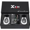 XVIVE U2 RADIOMIROFONO TRASMETTITORE-RICEVITORE SISTEMA RADIO WIRELESS DIGITALE 2.4GHZ DUAL USB RICARICABILE 5 ORE SIGNATURE THOMAS BLUG JACK REGOLABILE CHITARRA BASSO AMPLIFICATORE PEDALIERA PEDALE