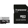 Transcend Scheda di memoria microSDXC 350V da 128 GB UHS-I, C10, U3, Full HD, fino a 95/45 MB/s, ideale per dashcam, telecamere di sicurezza e sistemi di sorveglianza - TS128GUSD350V