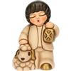 THUN - Bimbo con lanterna - ceramica - Collezione Presepe Classico - 4,5 x 3,4 x 6,5 cm
