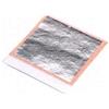 sim gold leaf Foglia D'argento Puro Commestibile Al 100% Commestibile, 60mm x 60mm, Confezione da 20
