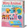 4M Mini-Animali — Kit Crea Le Tue Candele | Realizza 6 Candele a Forma di Animaletti | Gioco Creativo per Bambini, Educativo e Divertente | Da 8 Anni, 00-04681