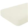 Hokway Federa protettiva per cuscino da divano, elasticizzata, per seduta divano, colore bianco panna, L